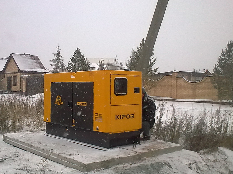 Подключение дизельной электростанции KDE60SSP3 с АВР в Челябинске, поселок Интернационалист